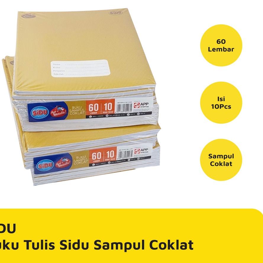 

Terbaru - BUKU TULIS SIDU 60 LEMBAR SAMPUL COKLAT 10 PCS / PACK MURAH