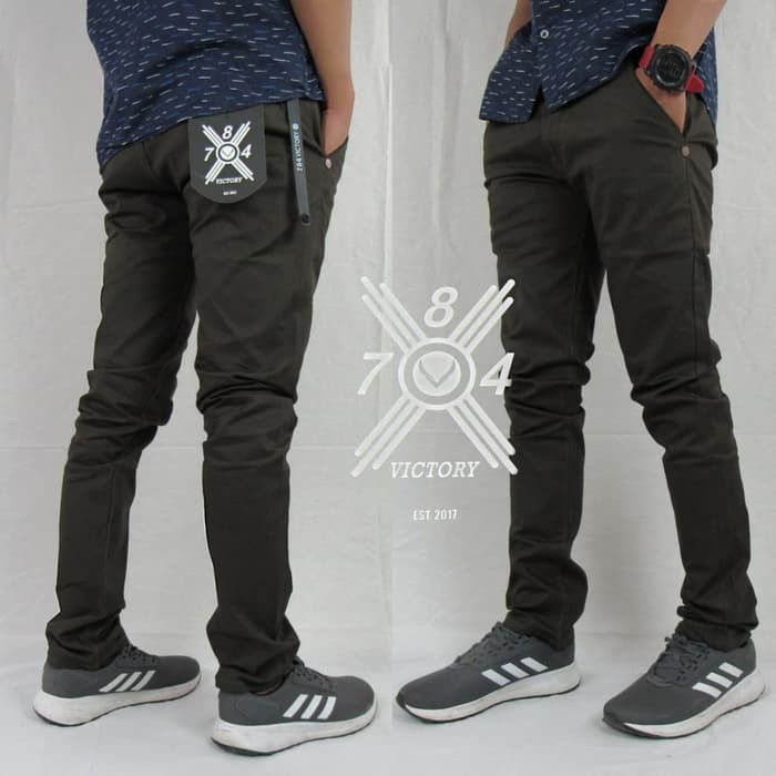 Celana Pria Dockers Levi'S Chinos  J18X6  Chino Pant Dark Brown - Cokelat Tua, S