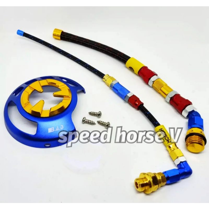 Paket 3in1 Selang garden+tutup oli selang+tutup kipas mio-beat-fino dll