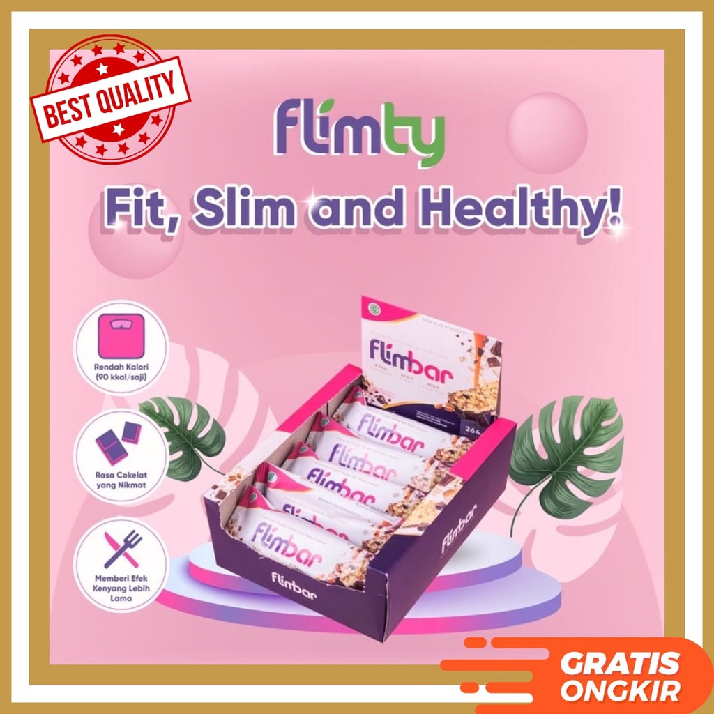 

1 BOX Flimbar Camilan Bar Sehat untuk Pendamping Diet MURAH!! Herbal Istana
