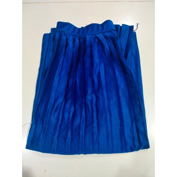 A new day majestic purple pleated silky skirt