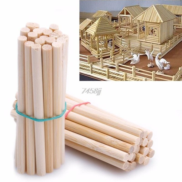 Bamboo Lollipop Stick 80mm (100pcs)