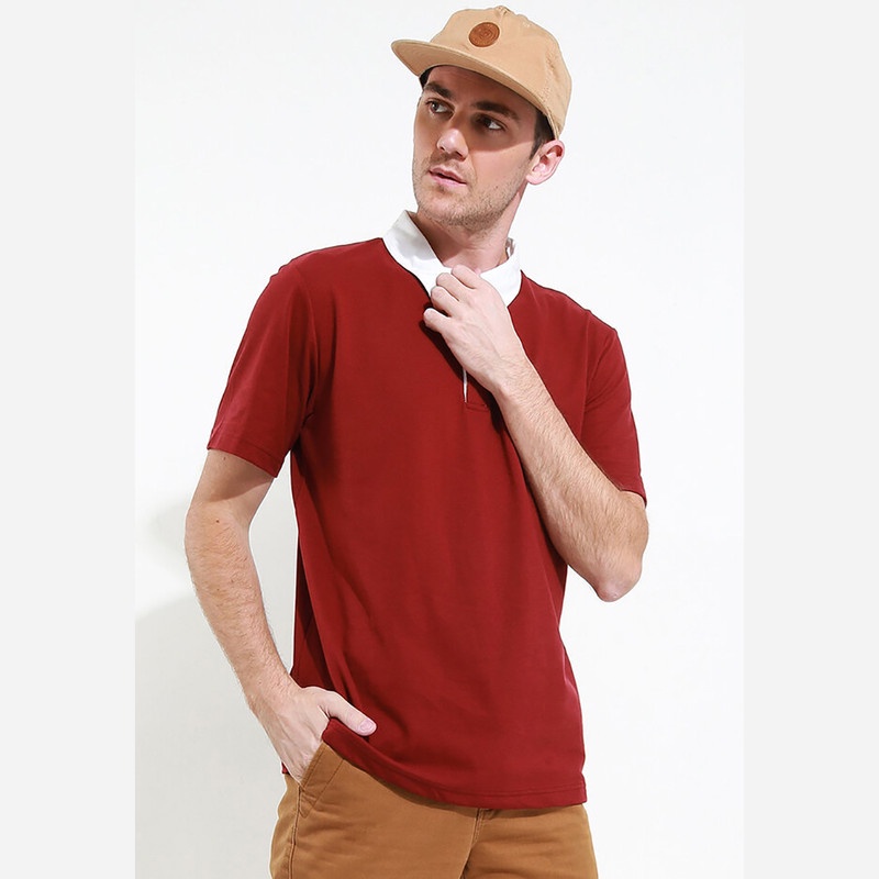 Tolliver Rugby Polo Shirt Pria
