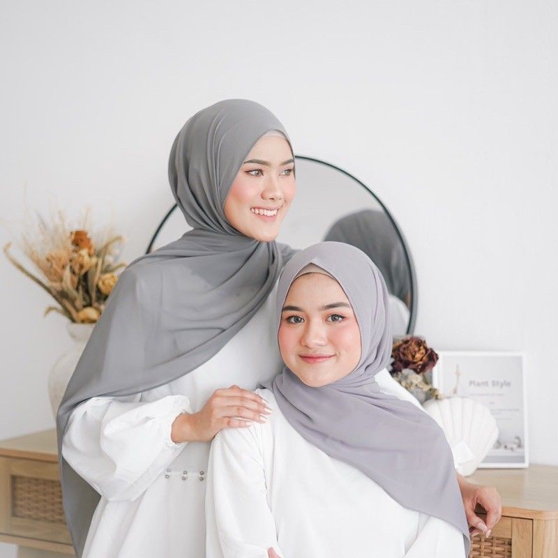 Pashmina CERUTY BABYDOLL Hijab Pashmina Ceruty Polos Safa Hijab