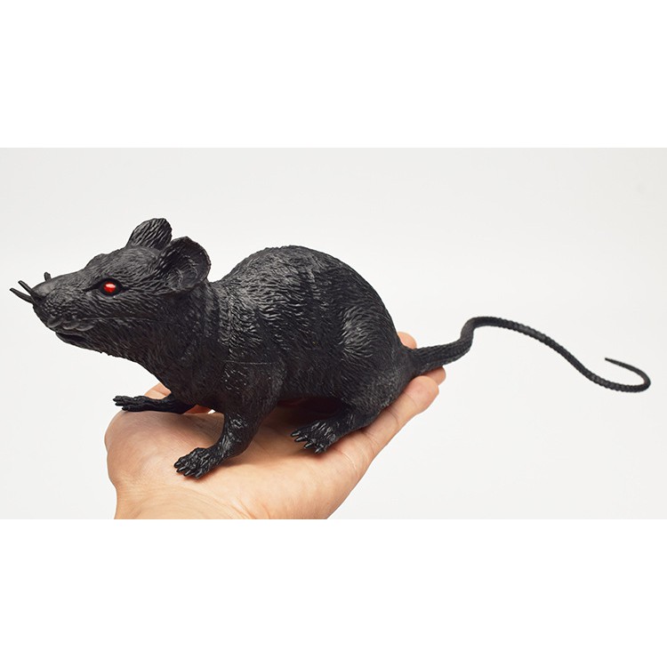 TIB 32 cm tikus besar mainan gag prank toy plastik pvc got laboratorium