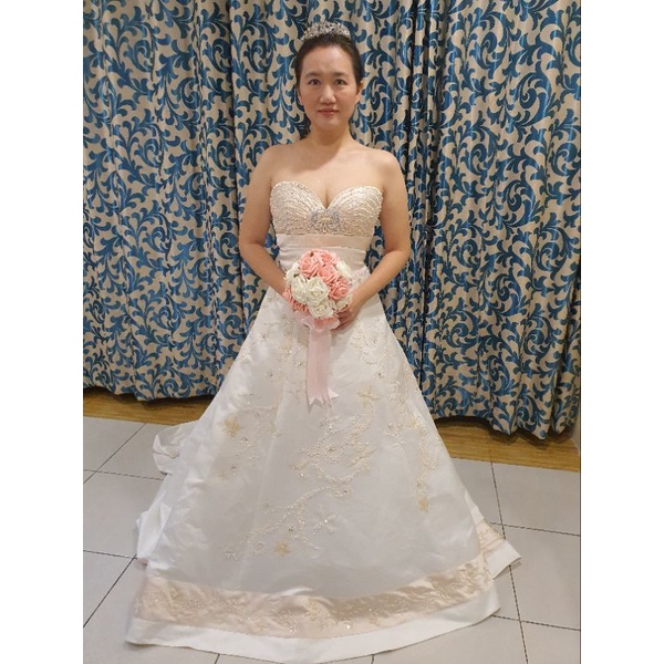 Jual gaun pengantin wedding dress murah bekas second preloved kode CC