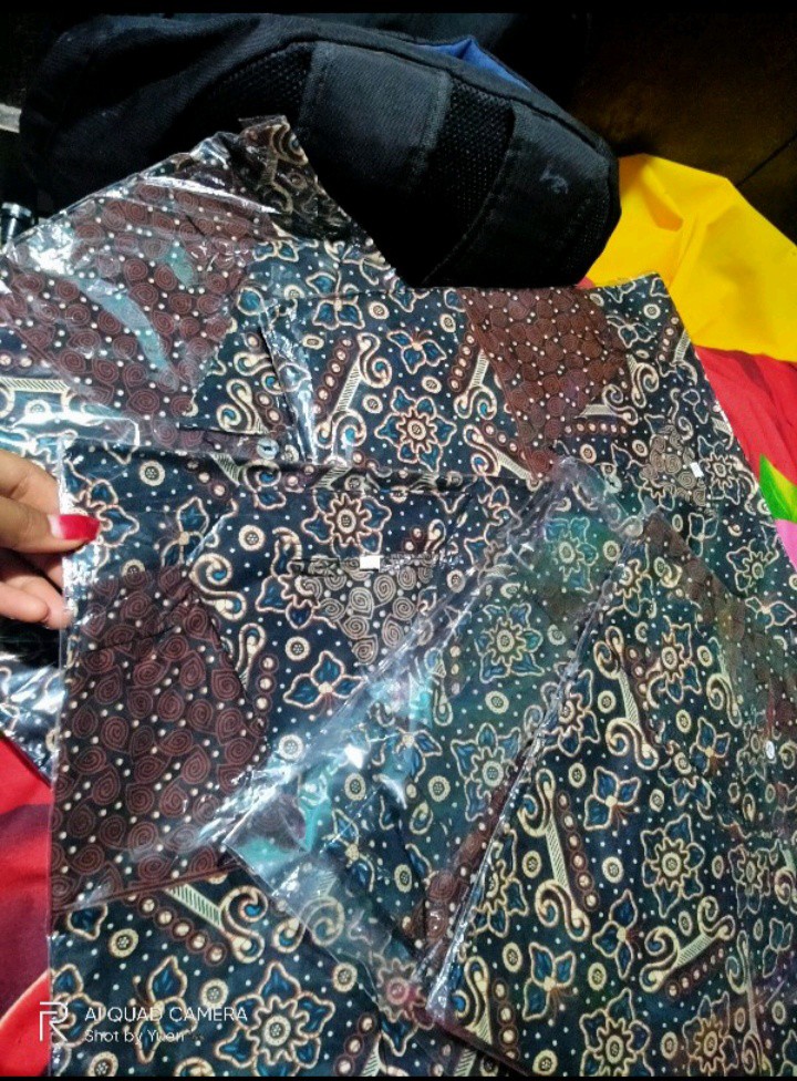 Baju Batik Couple Keluarga Sania Ruffle Ori Ndoro Jawi Terbaru