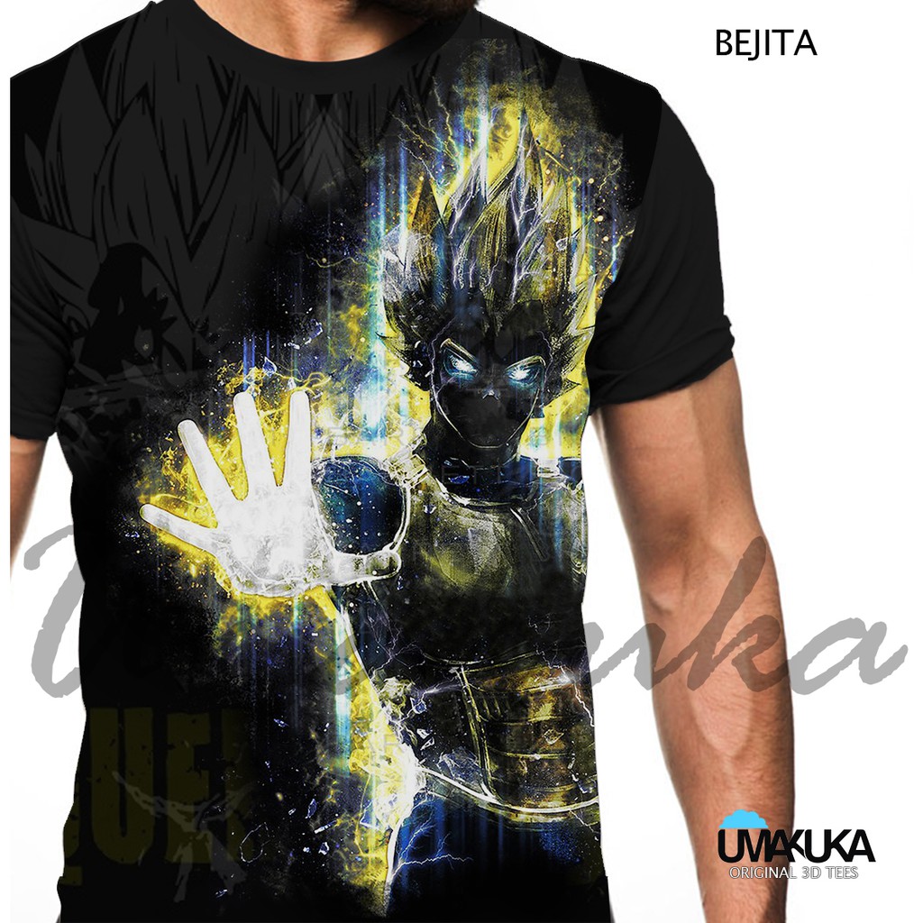 Kaos fullprint Dragon ball terlaris / karakter Dragon ball / kaos fullprint