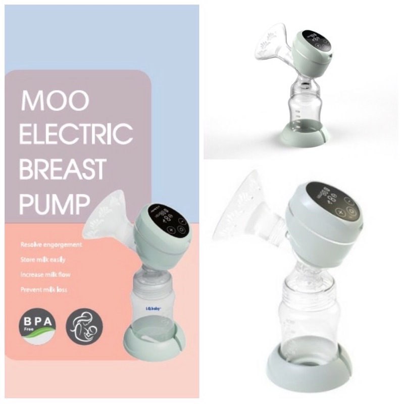 I.Q. BABY Moo USB Rechargeable Electric Breast Pump | Pompa Asi Elektrik IQ 919