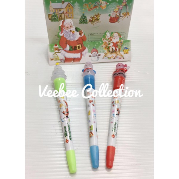 

Bolpoin tekan natal/sovenir bolpen tekan/ bolpoin/ bolpen