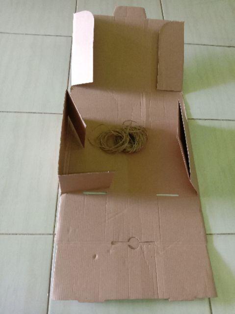 Kardus Coklat 31x20x10 Cm/die Cut/kotak Sepatu/kotak Sandal/kotak Flatshoes/dos Aksesoris/dos Sepatu