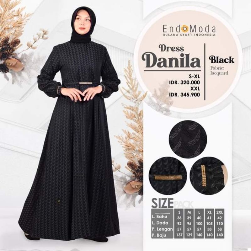 Endomoda Danila / Gamis Endomoda / Endomoda Terbaru / Gamis Dewasa