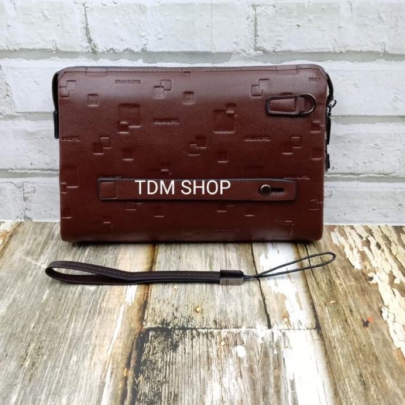 Handbag Braun buffel Lock Kunci tas Tangan Clutch Kulit super