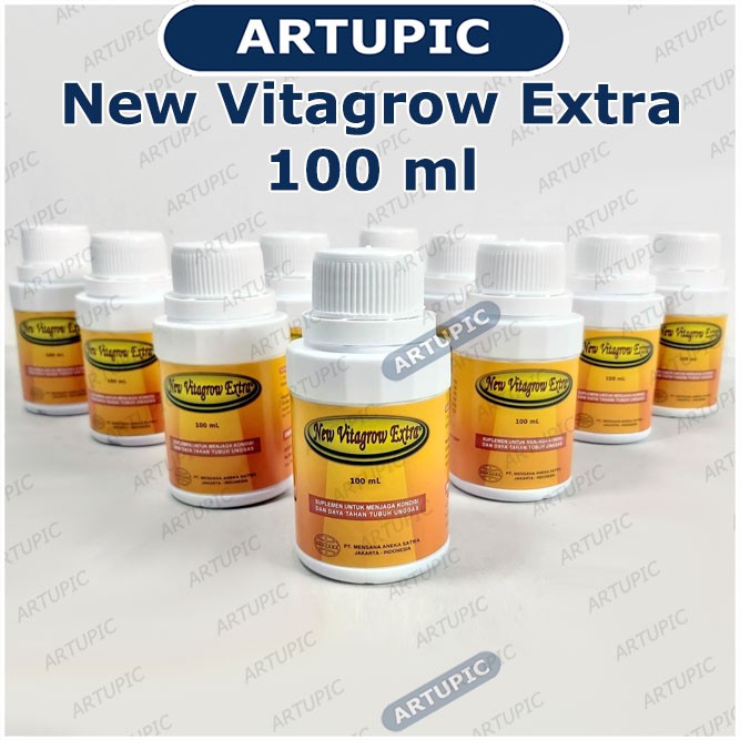 NEW VITAGROW EXTRA 100 ml ATP Vitamin Mineral Pertumbuhan Ayam Unggas