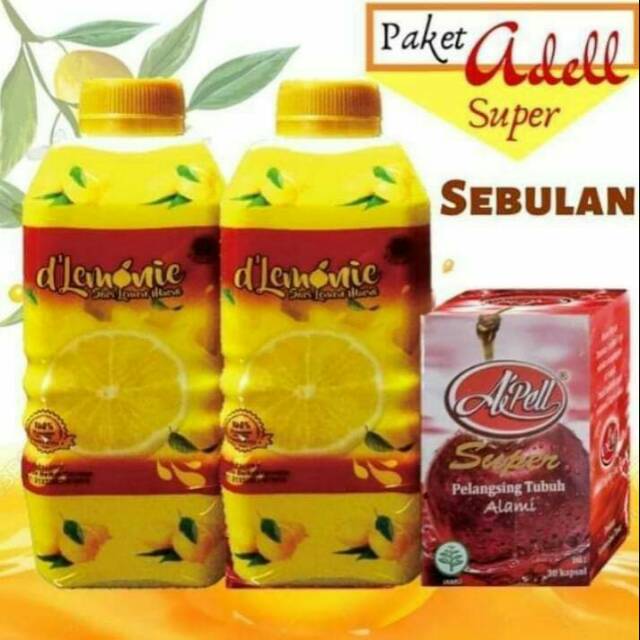 

PAKET ADEL SUPER step 2 LEMON + 1 BOTOL APEL SUPER