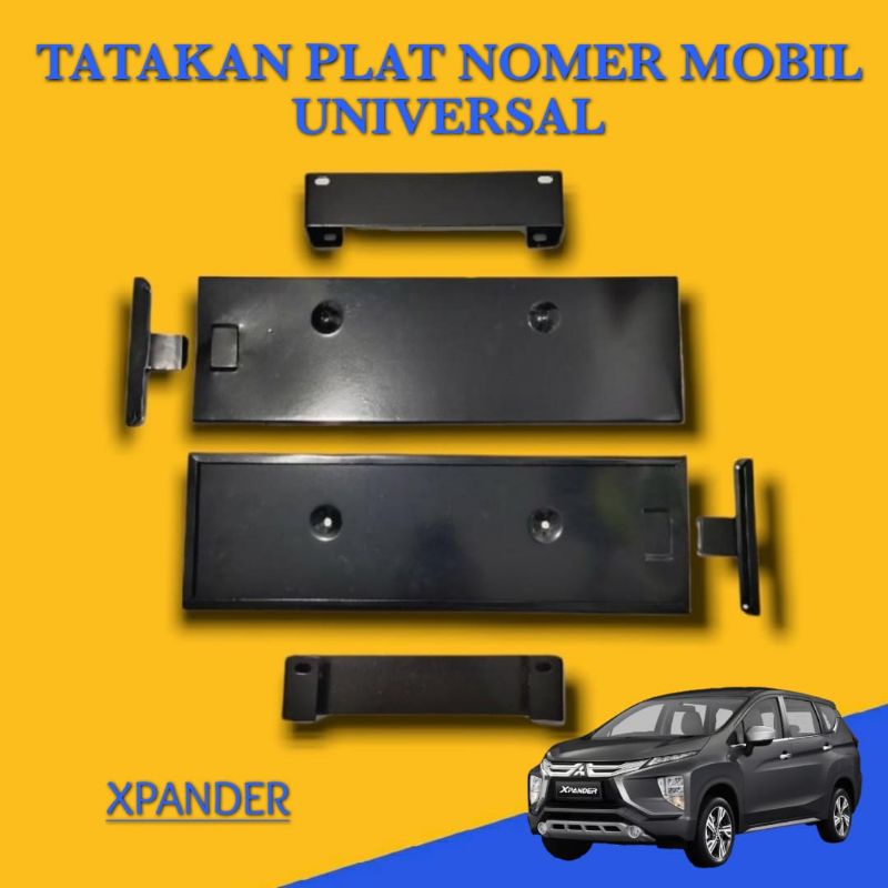 TATAKAN DUDUKAN PLAT NOMER SELIP MOBIL XPANDER