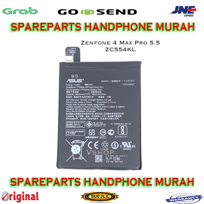 BATTREY BATRAI ASUS ZENFONE 4 MAX PRO 5.5 ZC554KL ORIGINAL NEW