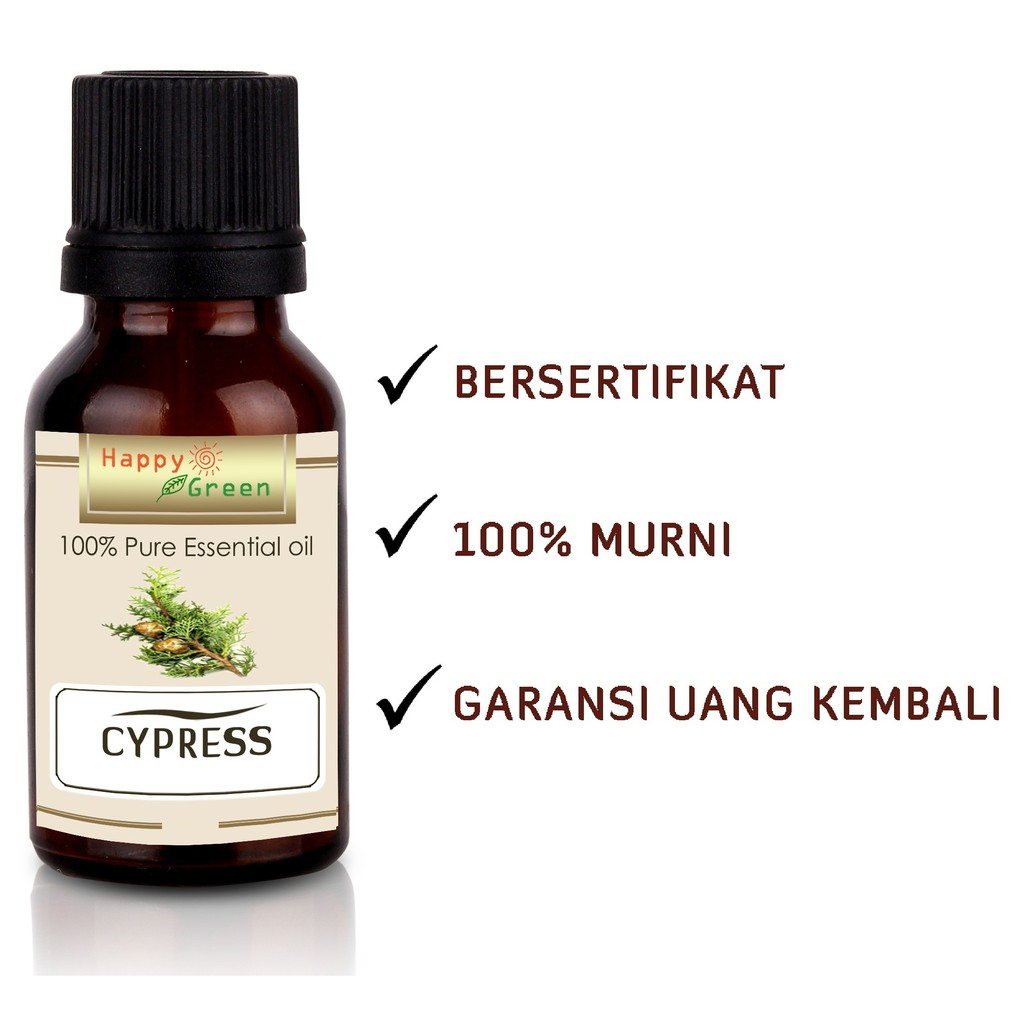 Happy Green Cypress Essential Oil - Minyak Atsiri Cemara