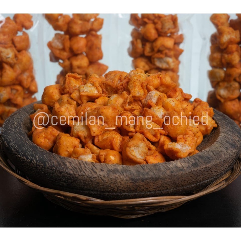 BASRENG ISI 100 GRAM BASO GORENG BASRENG CIKRUH PEDAS DAN ORIGINAL TERMURAH DAN TERLARIS-SIOMAY PEDAS