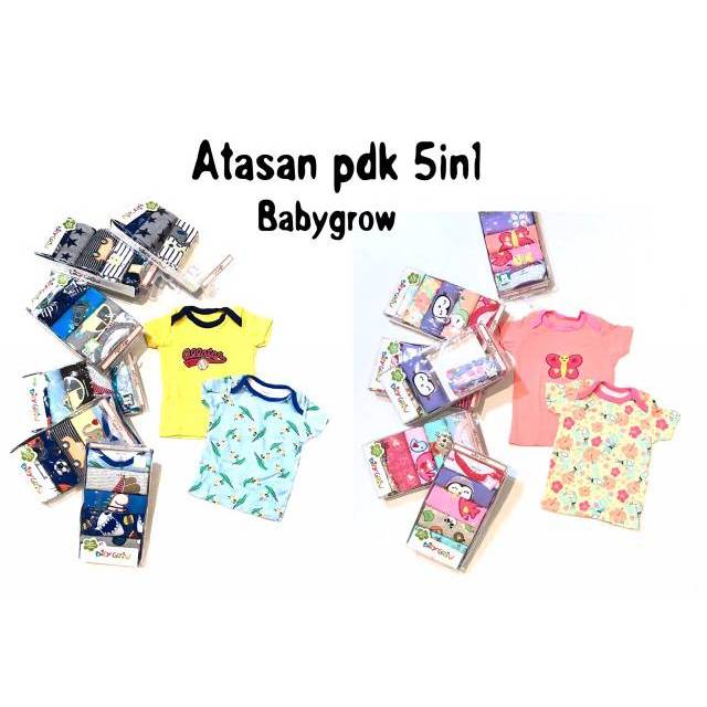 5in1 Atasan Oblong Pendek 0-24m