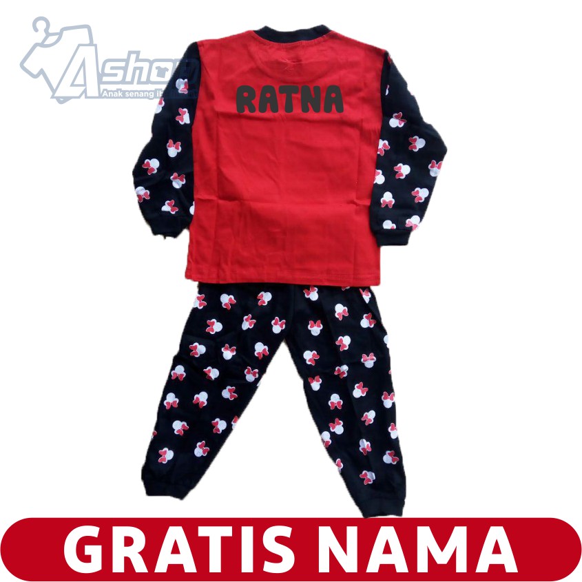 Baju Anak Minnie Mouse Panjang