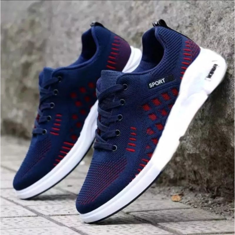 sepatu pria sneakers running fashion ZigmanBt Unisex