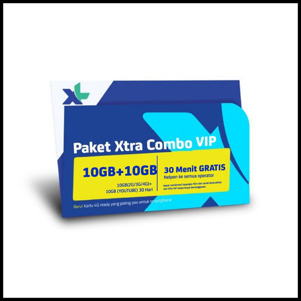 [[BAYAR DITEMPAT]] Kartu Perdana & Paket XL Xtra Combo VIP 10GB + 10GB BOOM SALE