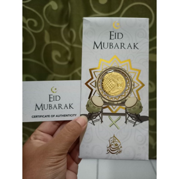 Logam Mulia Galeri 24 Eid Mubarak Idul Fitri 0,1 0.1