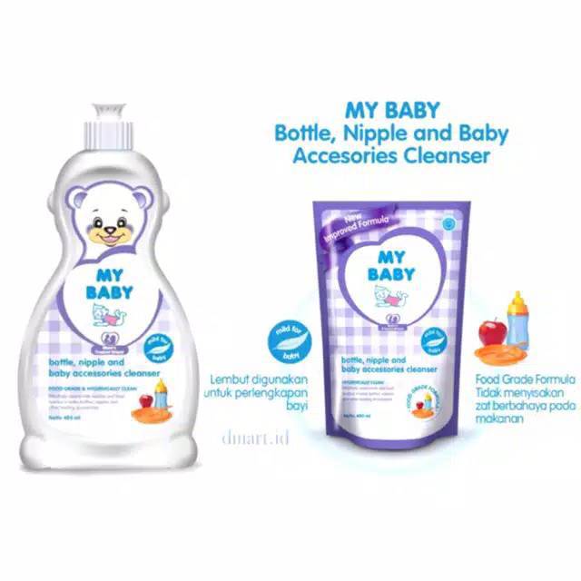 MY BABY - BOTTLE NIPPLE &amp; BABY ACCESORIES CLEANSER / PEMBERSIH BOTOL &amp; PERLENGKAPAN BAYI