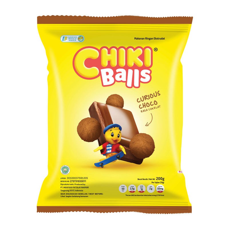 

Chicken / Chocolate / Cheese 200gr Chiki Balls Mix Varian