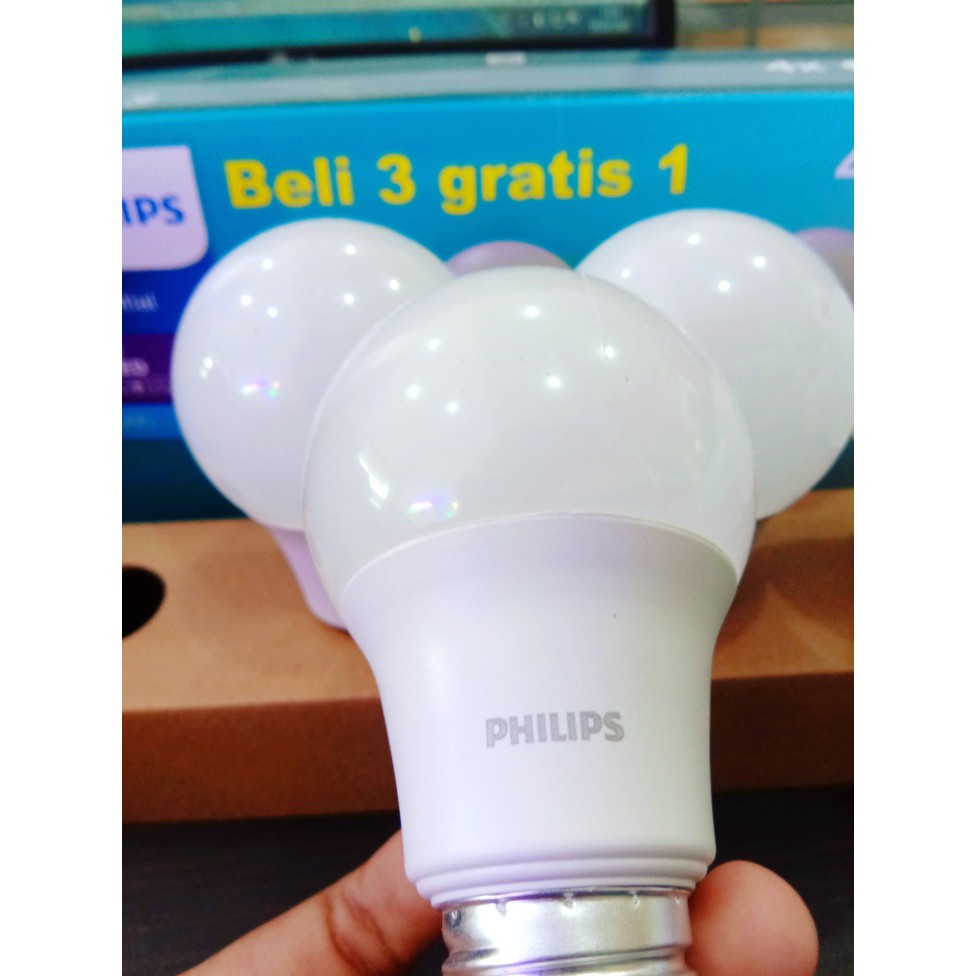 Lampu LED Philips Multipack Essential 5W, 7W, 9W, 11W Promo Beli 3 Gratis 1