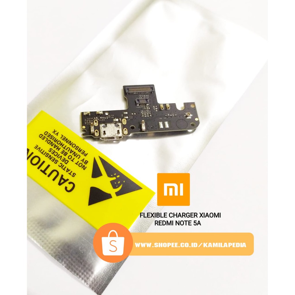 Flexible Charger Xiaomi Redmi Note 5A Fullset + Mic / Flexible Konekto Cas Xiaomi Redmi Note 5A