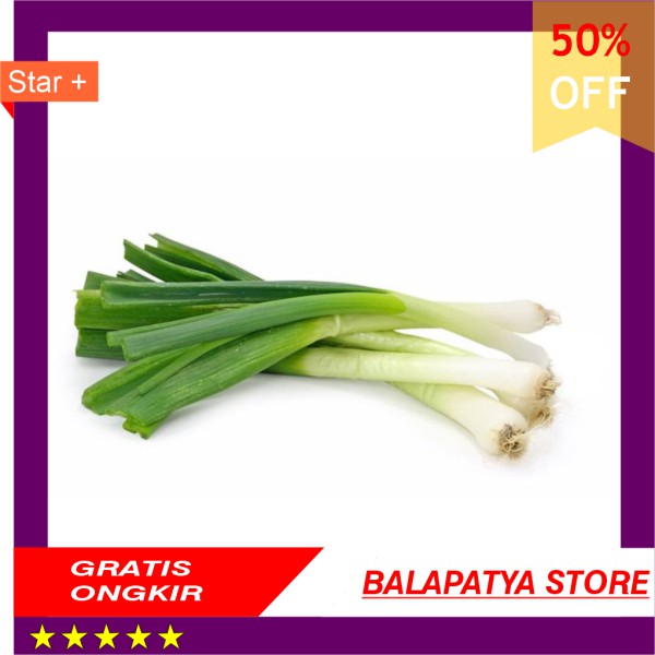 

HOT PROMO !!! DAUN BAWANG FRESH Allium fistulosum 250 gr
