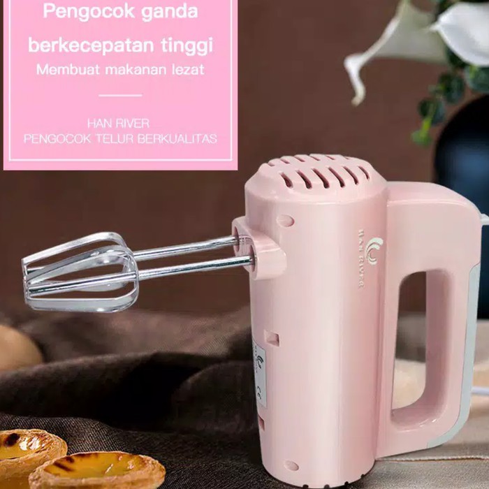 Hand Mixer Kue Han River Mixer Mini Multifungsi