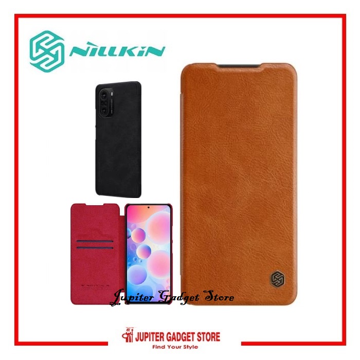 Xiaomi Poco F3 Nillkin Qin Leather Flip Cover Case