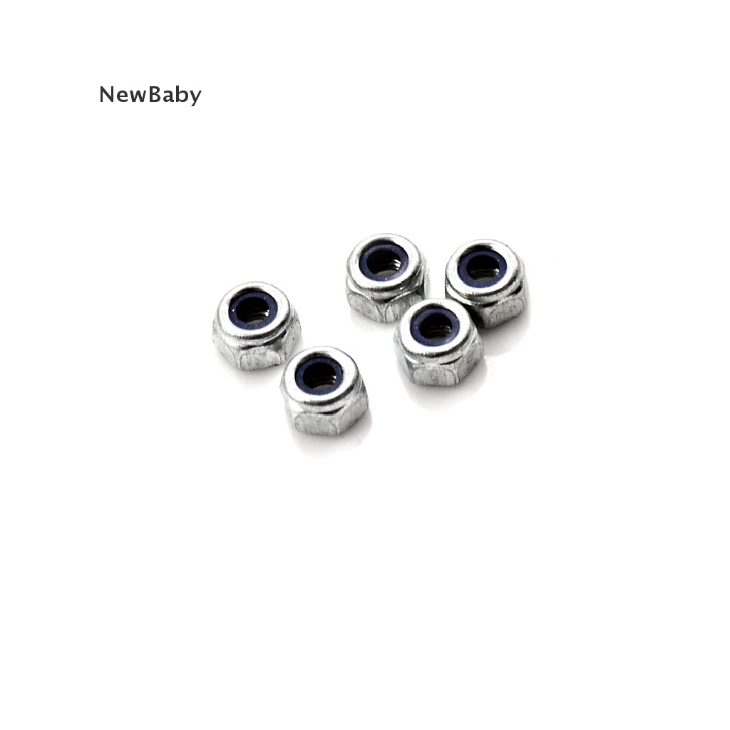 100pcs M3X0.5Mm Baut Nylocking Bahan Stainless Steel