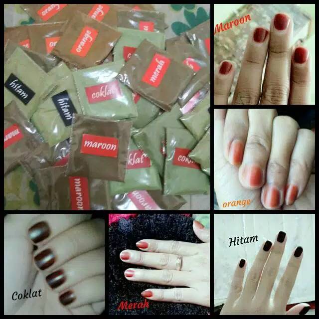 Kutek halal henna bubuk