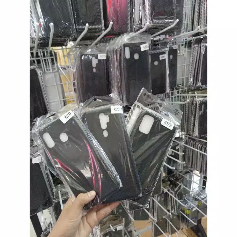 BM CASE BLACKMATTE HITAM DOP SOFTCASE KARET ALL TYPE HANDPHONE GROSIR ECER II APRIADI AKSESORIS SHOP