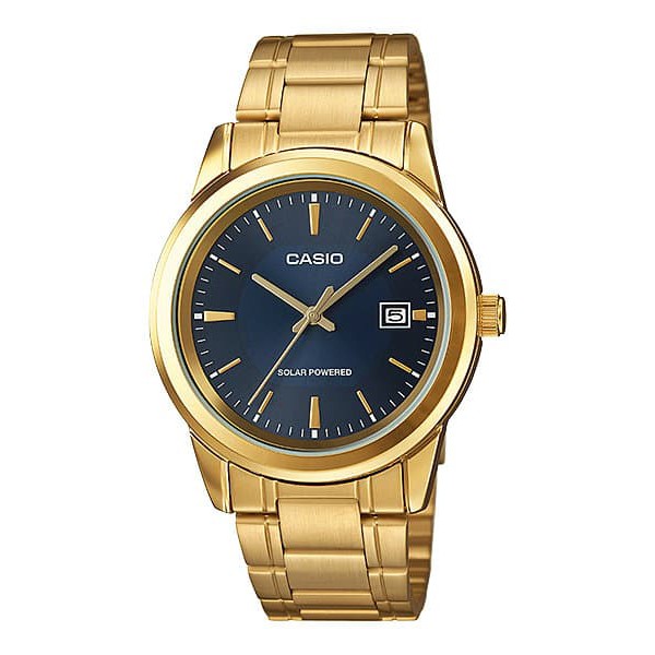 GROSIR Jam Tangan Pria Casio Original Analog Solar Power MTP-VS01G-2A