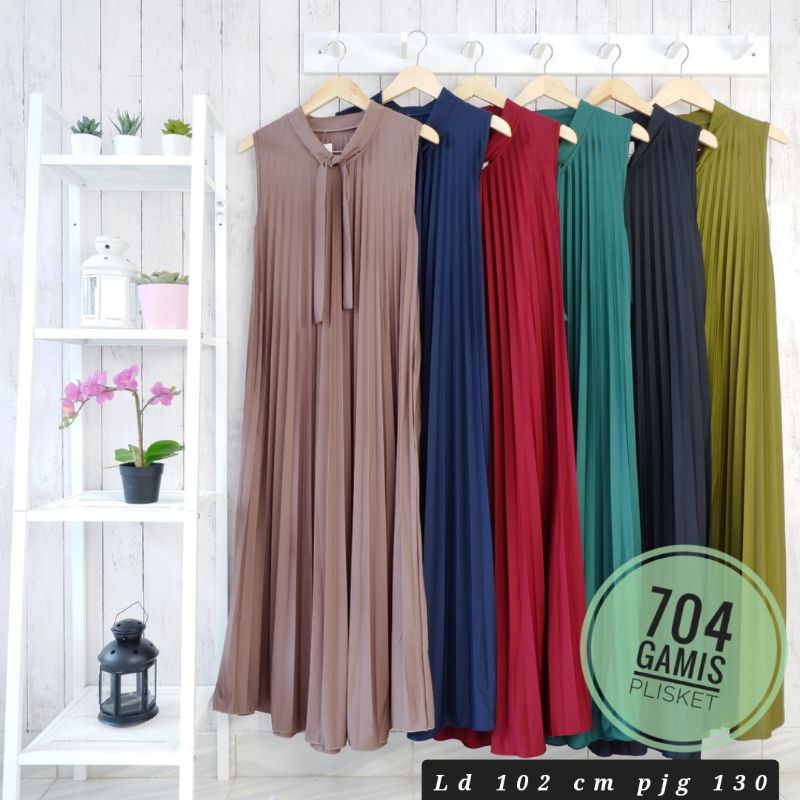 GAMIS PLISKET MAXY 075/A559 - BAHAN HYGET SUPER ( PREMIUM )