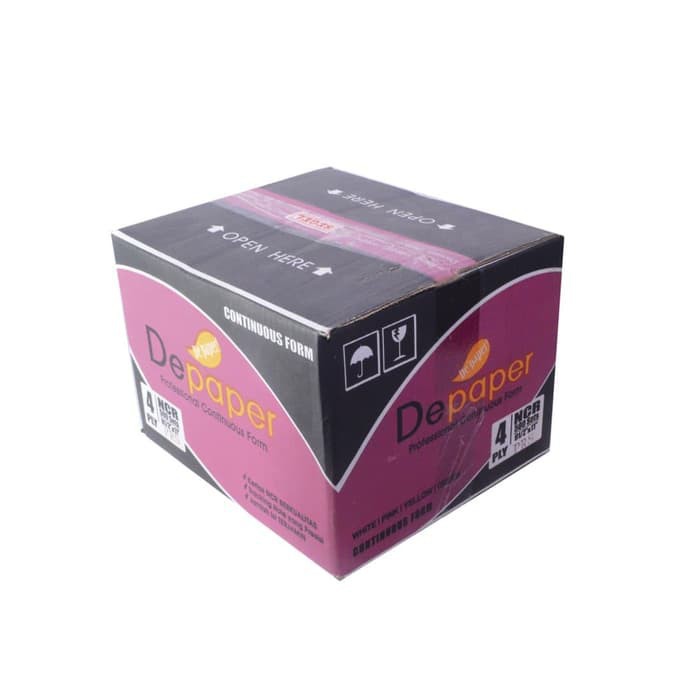 

Depaper kertas continuous form 9,5 x 11 bagi 2 4 ply ncr warna prs