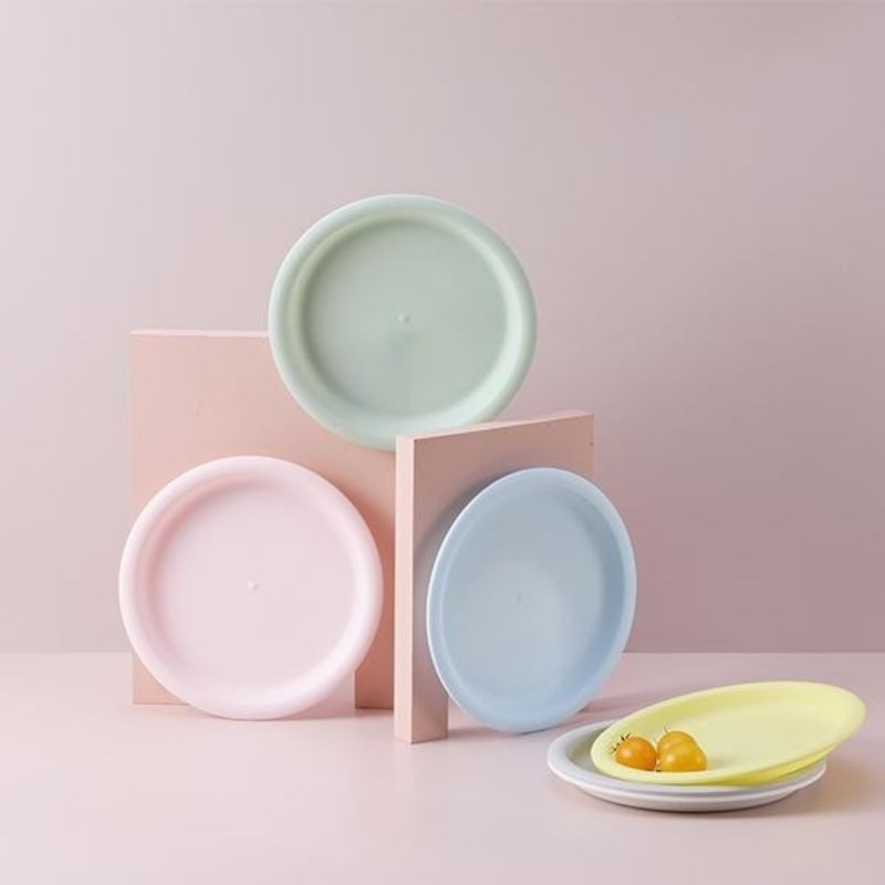 SAMONO STW02D MACARON COLOR PLATE SET ( 1 SET ISI 6 PCS )