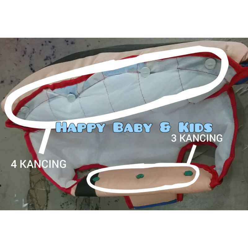 Jok Kain Busa Tempat Duduk Baby Walker/Alas Duduk Apolo untuk merk FAMILY