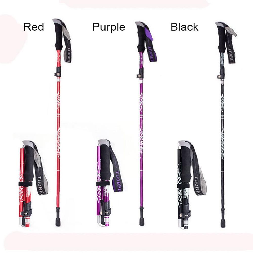 Chookyy Tongkat Jalan Lipat 6warna Alumunium EVA Handle Telescopic Stick