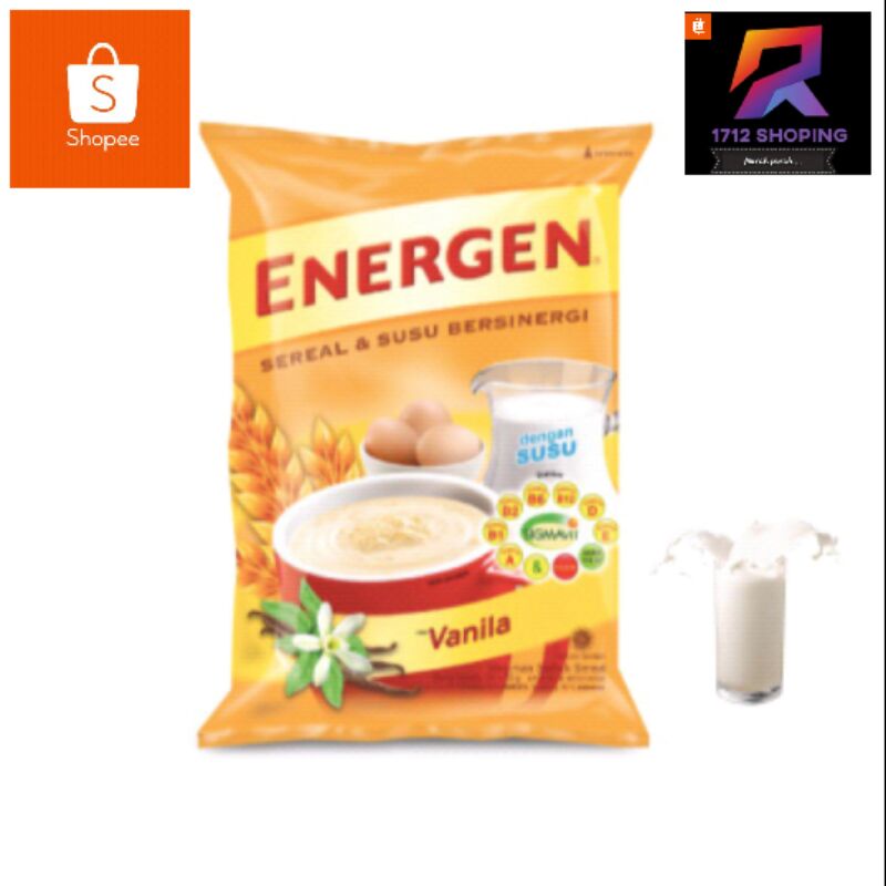 

ENERGEN SEREAL SACHET 30GR VANILLA