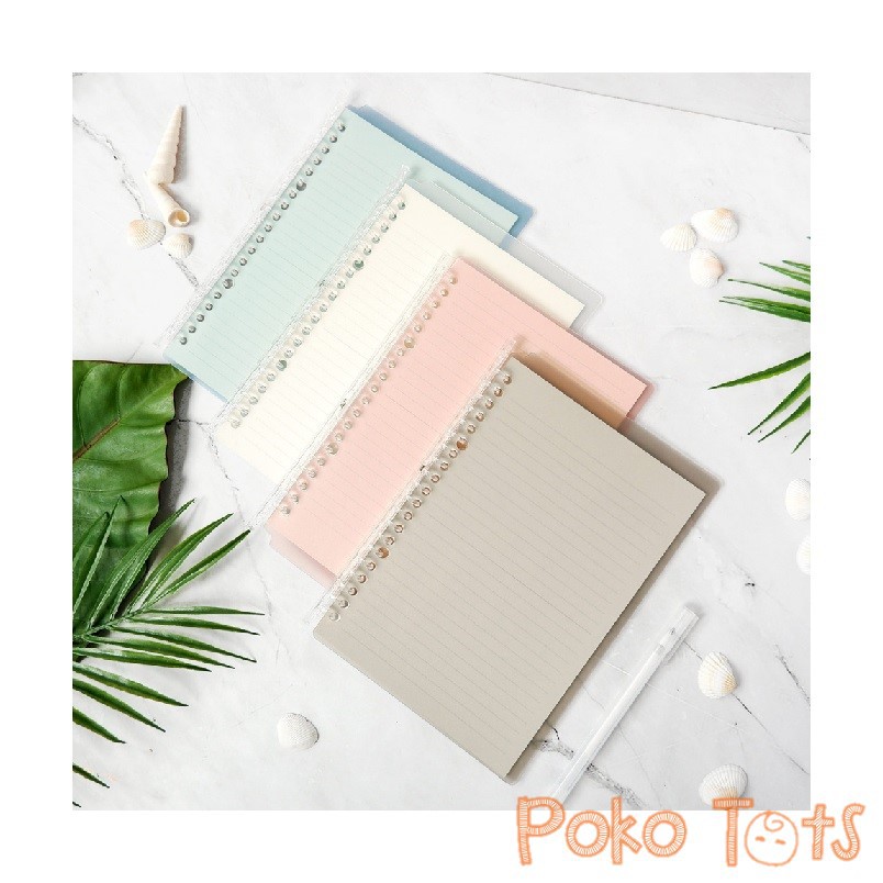 PMM Slim File Binder Notebook A5 Buku Catatan Bergaris Binder Isi Ulang A5