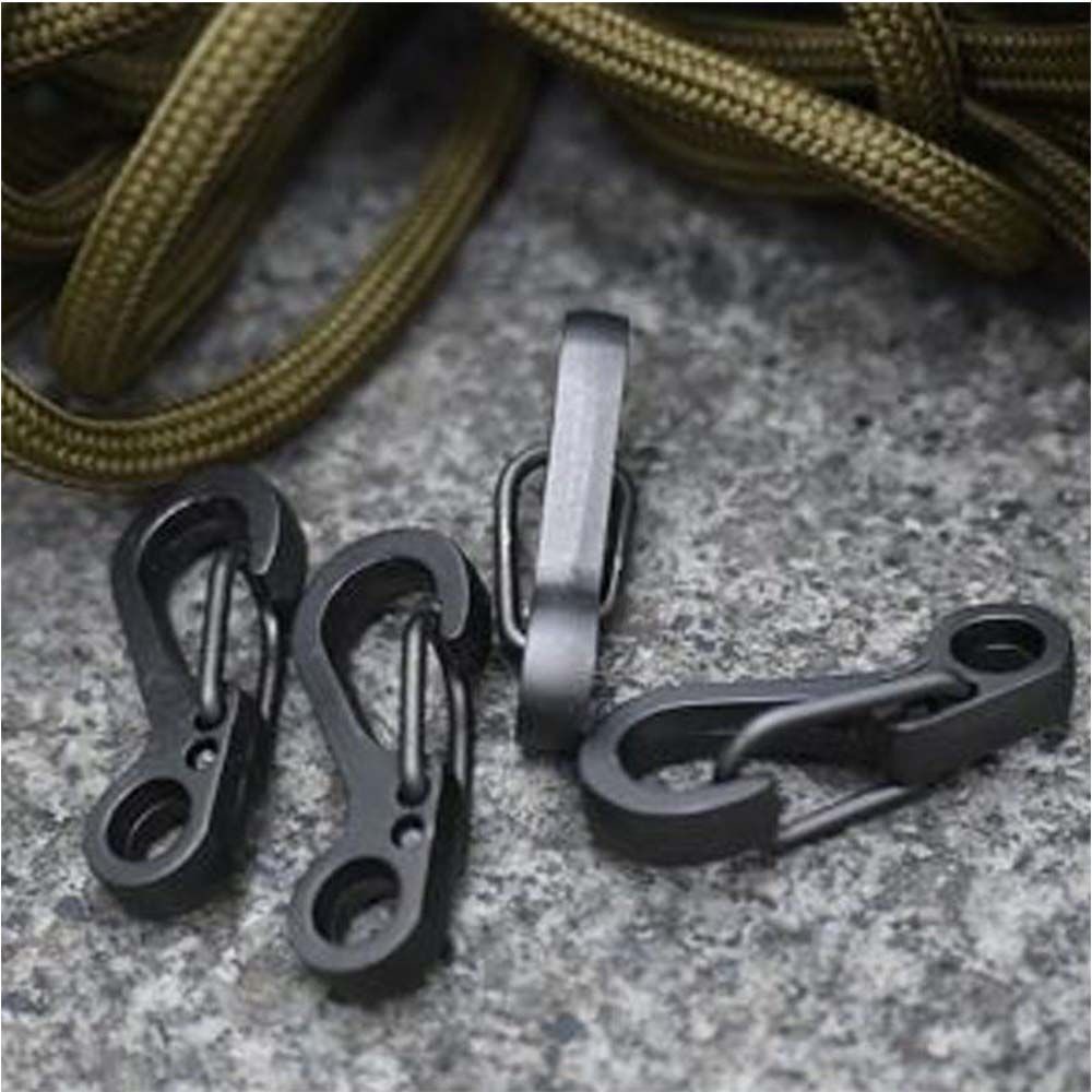 Needway  EDC Tool Buckle Hanging Key Chain EDC Tool Hang Biner Buckle Survival Snap Key Hook/Multicolor