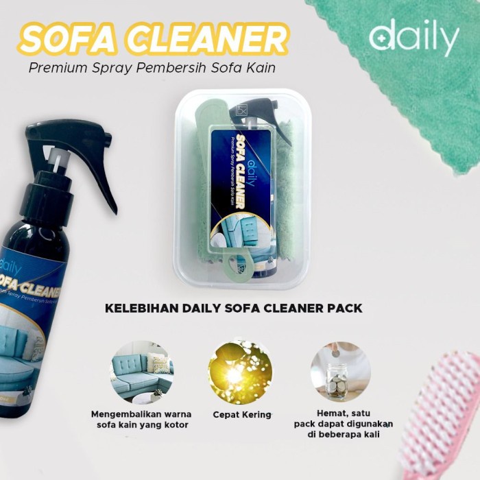 Pembersih Sofa Kain Daily Sofa Cleaner Paket Pembersih Sofa Fabric