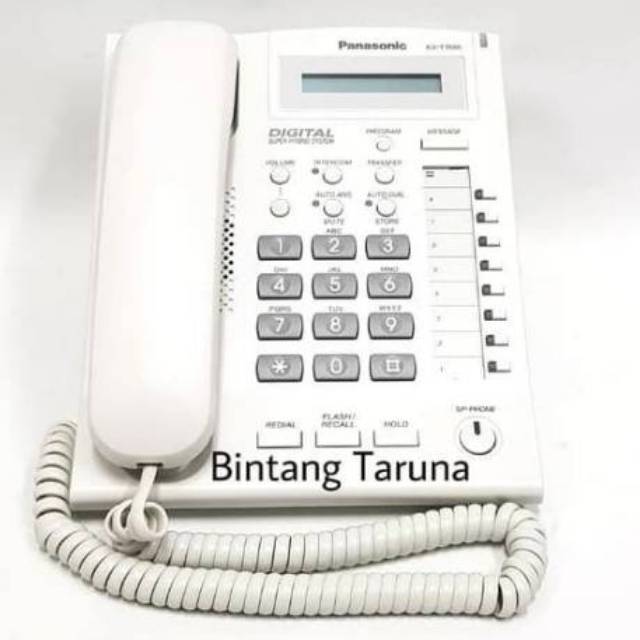 Telepon Kabel Panasonic KX-T7665 Telepon Digital Panasonic KX-T7665 (Putih)