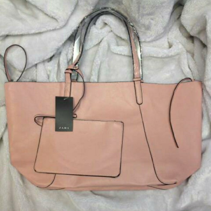 EDISI TERBARU TAS WANITA ZARA ORIGINAL TOTE BAG SET DOMPET